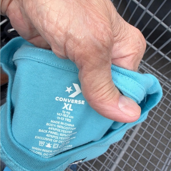 Converse Tops - Converse Girls XL Teal Blue Tank Top
